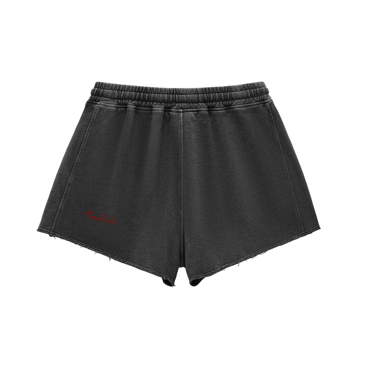 Signature Cotton Raw Edge Shorts