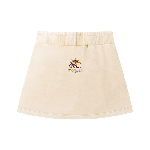 100% Cotton Mineral Wash Mini Skirt