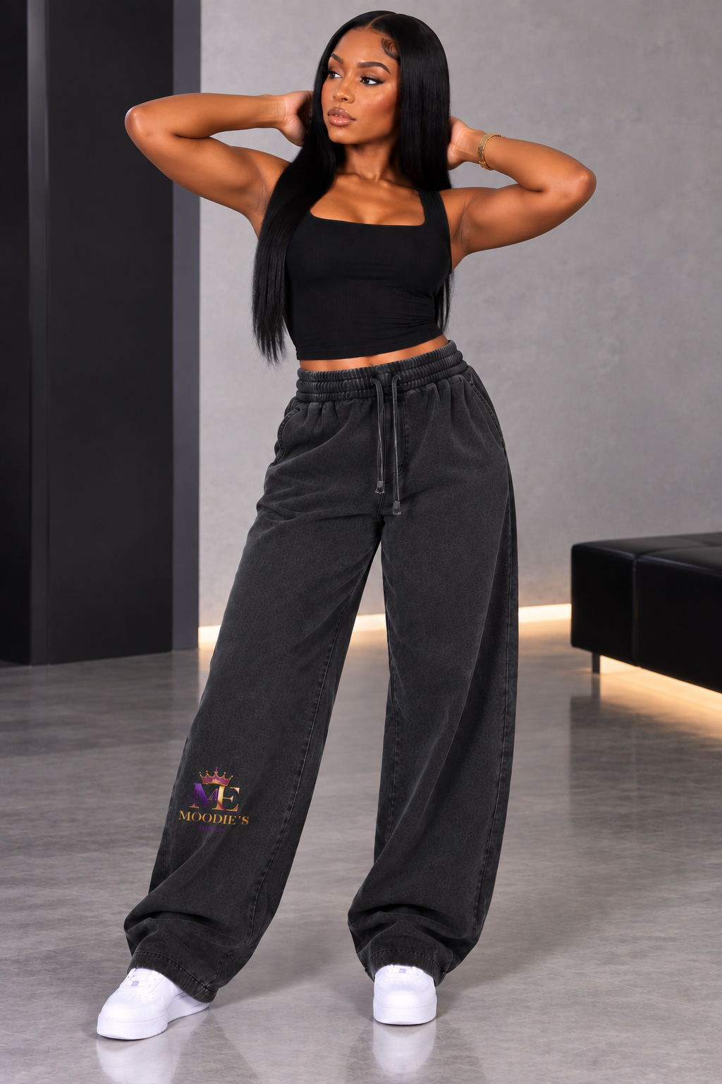 100% Cotton Vintage Washed Waist Pants