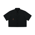 100% Cotton Crop Short Sleeve Shirt