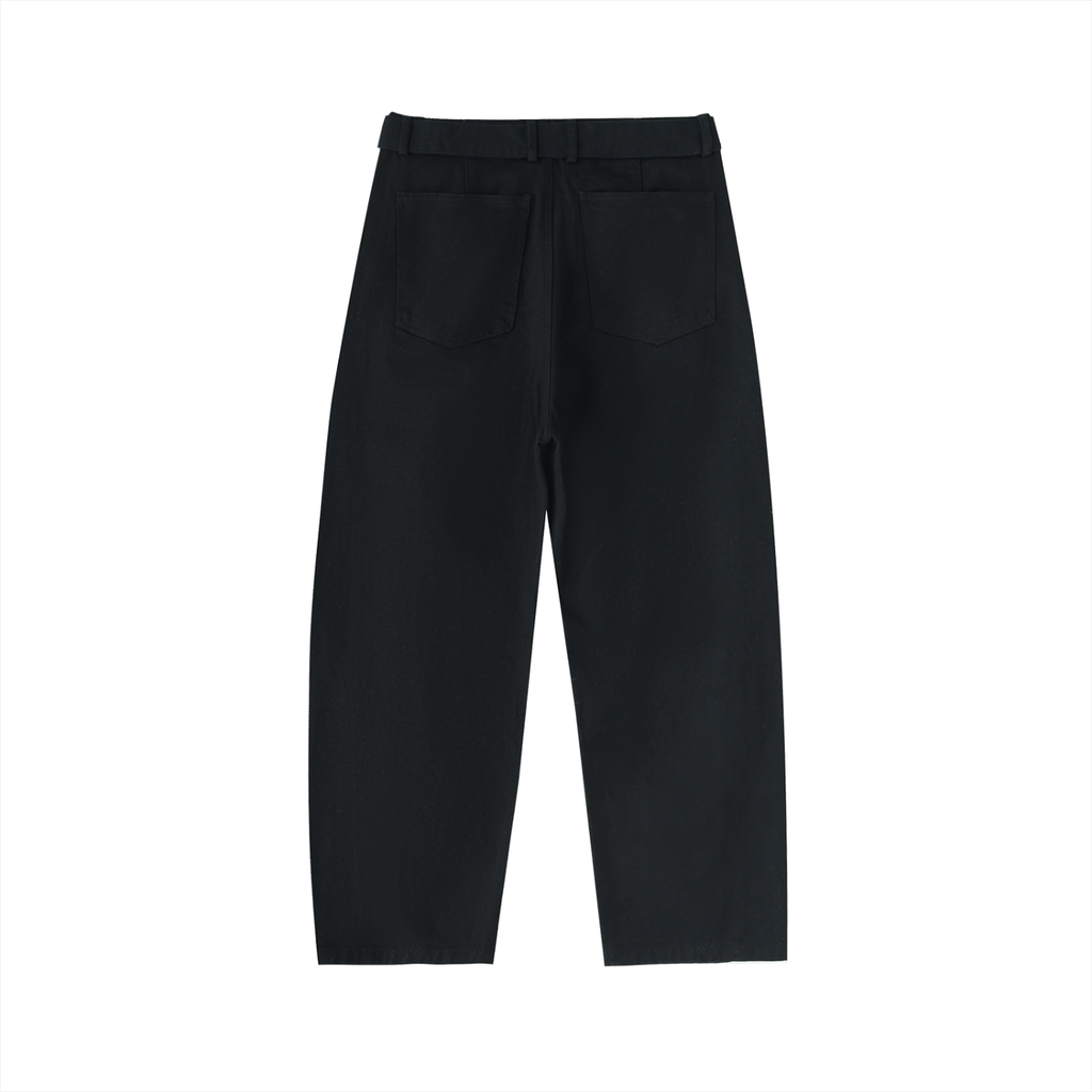 Signature Cotton Barrel-Leg Chino Pants