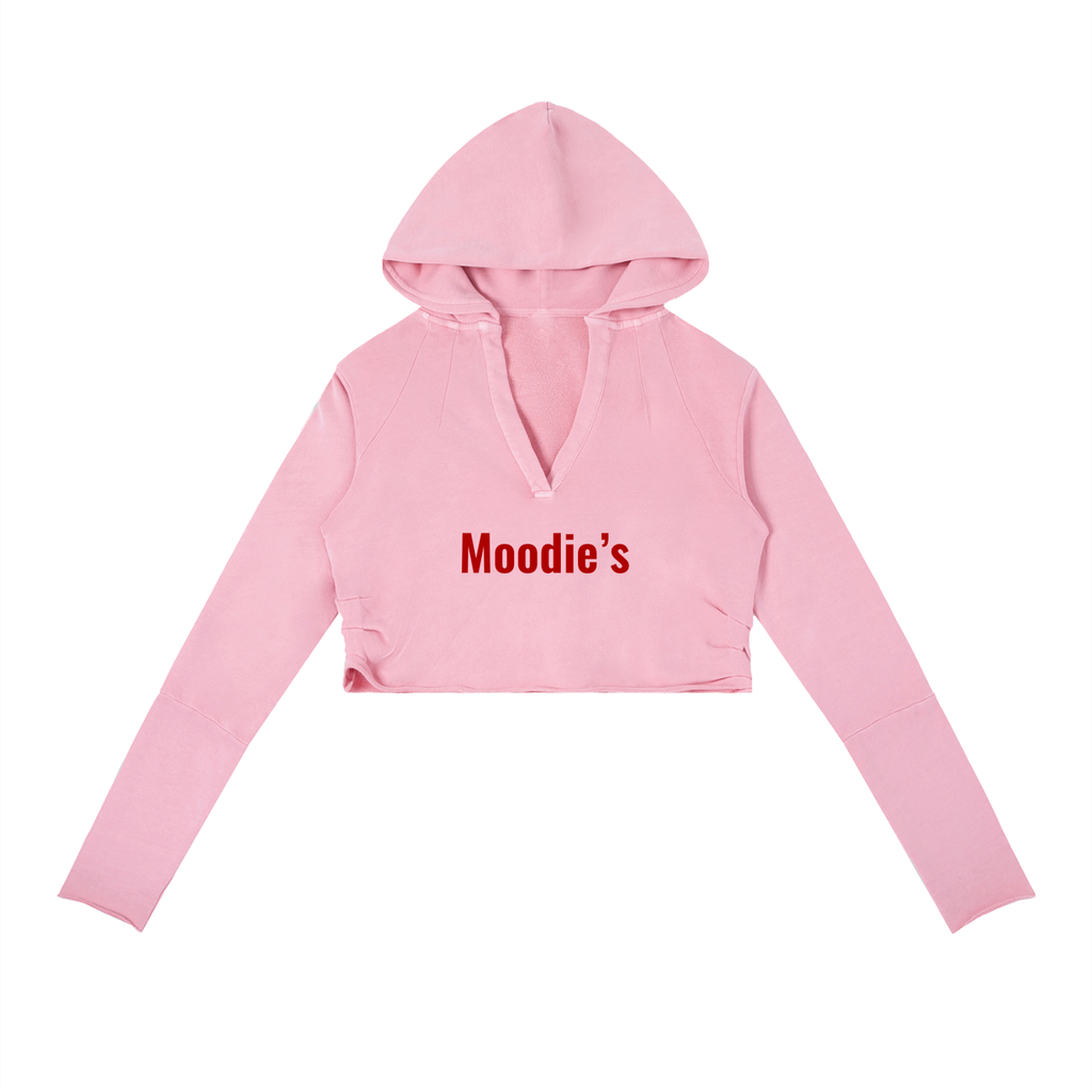 Signature Cotton Raw Edge Hoodie