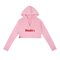 Signature Cotton Raw Edge Hoodie