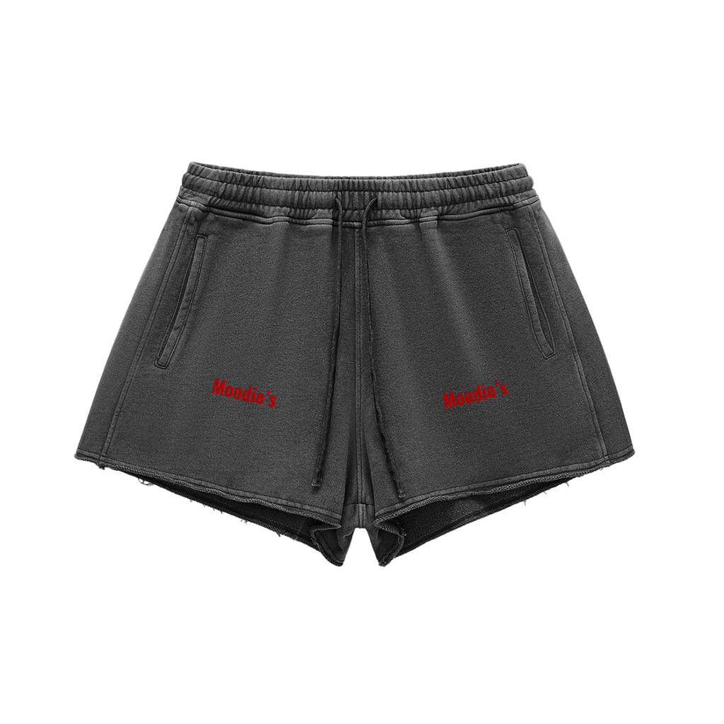 Signature Cotton Raw Edge Shorts