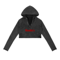 Signature Cotton Raw Edge Hoodie